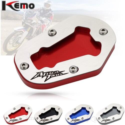 For HONDA CRF1100L Adventure Sports CRF1000L Africa Twin Motorcycle CNC Aluminium Kickstand Footside Side Stand Extension Pad