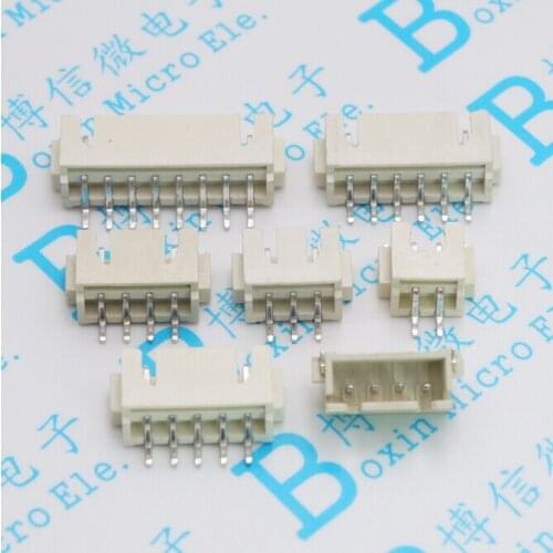 Horizontal 2.54mm connector XH2.54 pitch connector 2P/3P/4P/5P/6P/7P/8P horizontal patch hub