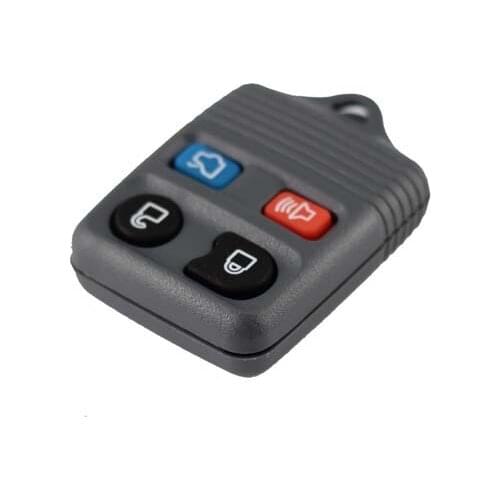 4 BUTTONS REMOTE KEY CASE SHELL FOB FOR FORD MUSTANG FOCUS LINCOLN LS TOWN MERCURY GRAND MARQUIS SABLE TRANSIT IN GRAY 20PCS/LOT