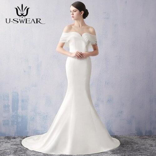 Fashion Slim Mermaid Evening Dress Off The Shoulder Vestido De Festa Floor-length Sleeveless Evening Gowns Party Prom Dress