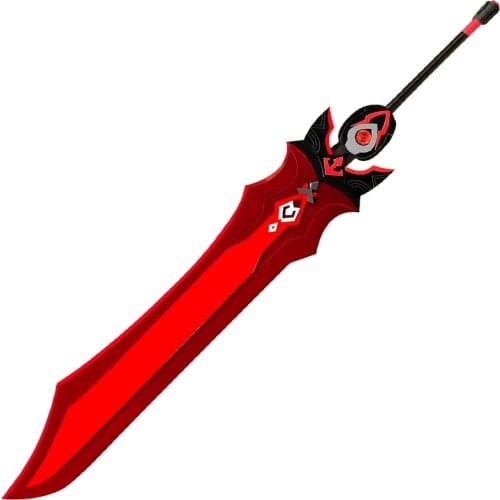 New Game Genshin Impact Beidou Cosplay Prop Wooden Sword Replica of Weapon for Halloween Carnival Custom Hand Made Props 132CM