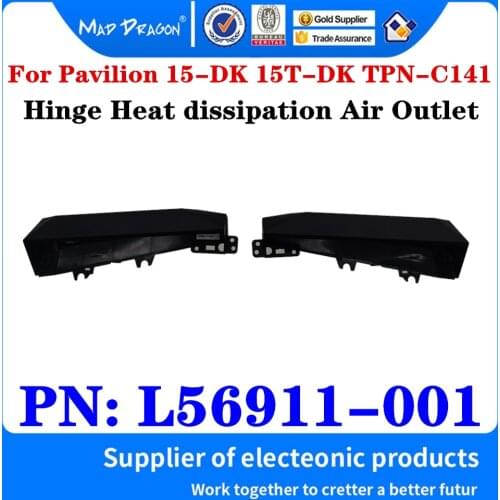 New Exhaust vent For HP Pavilion 15-DK 15-dk0134TX TPN-C141 Hinge Tail Rear Trim Cover Heat dissipation Air Outlet L56911-001