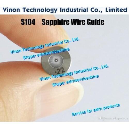 Ø0.26mm edm Wire Guide (Sapphire) S104 3080223, Upper Dies B (Sapphire) 0205407 for AQ,A,EPOC edm machine EDM Sapphire Guide