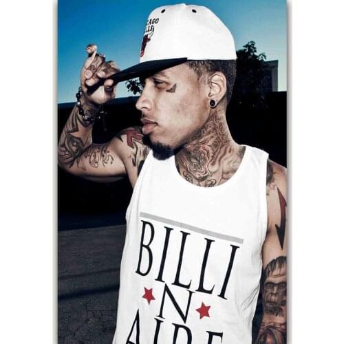 Hot New American Rap Music Star Singer Kid-Silk Art Poster Wall Sicker Decoration Gift
