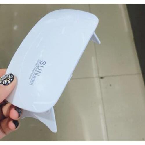 6W Portable Mini Nail Dryer LED UV Nail Lamp USB Charge Cable 45s to 60s Timer LED Nail Lamp | Gel Nail Lamp Dryer Curing