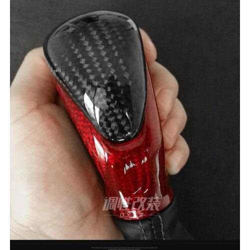 Fit for Honda SPIRIOR 2009 carbon fiber shift knob gear shift paddle lever gear head handball