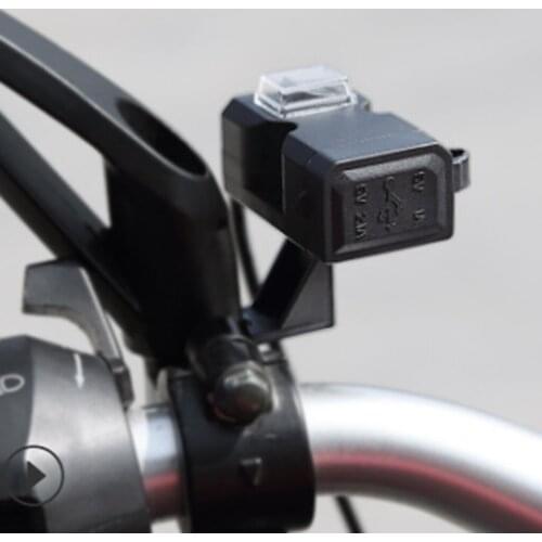 Phone Dual USB Socket Charger Waterproof 9-90V for Motorcycle Scooter