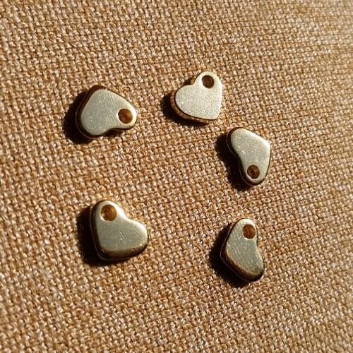 Gold Color Charms Classic Small Holes Women Stud Earrings Ear Smooth 316 Stainless Steel Jewelry Anti Allergy Free