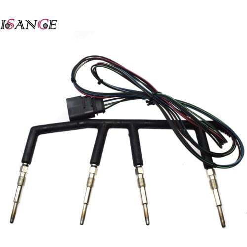 0250202022 038971220C For VW Jetta New Beetle Golf 2002 2003 1.9L TDI Glow Plugs & Wiring Harness Connector Plug Cable Wires