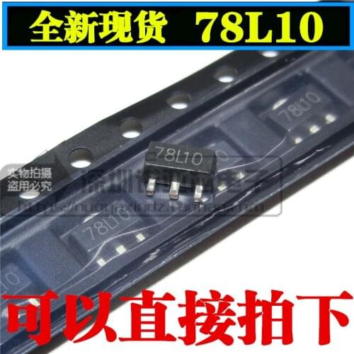 20pcs/lot New SMD regulator tube 78L10 SOT-89 10V three-terminal regulator 10V