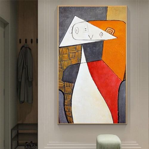 Abstract Oil Paintings on Canvas By Picasso Famous Art Reproductions Wall Posters and Print Hanging Pictures for Living Room