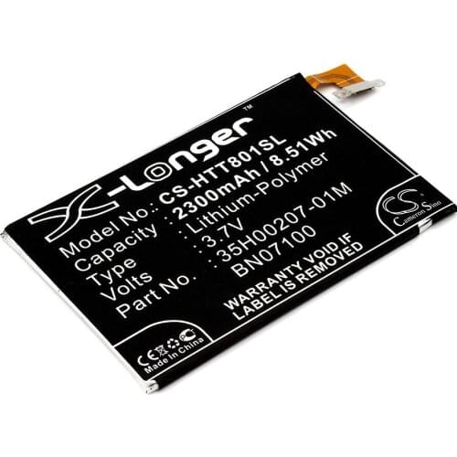 Cameron Sino 2300mah battery for GOOGLE Play Edition T-MOBILE M7 One 801E PN07130 35H00207-01M BN07100