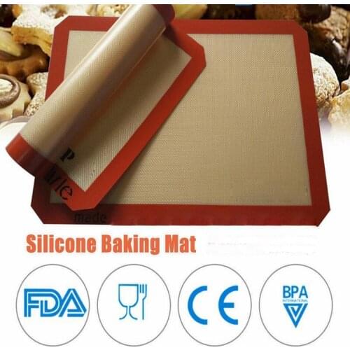 Non-Stick Thermostability Kitchen Accessories Silicone Baking Mats Baked Pastry Pizza Kitchen Utensils Gadgets 42*29.5CM