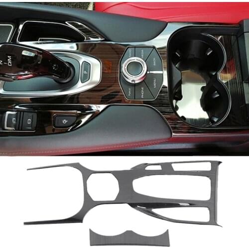 For Great Wall Haval F7 F7X Stainless Steel Cup Holder Frame Center Console Protect Case Trim Decoration Accessories