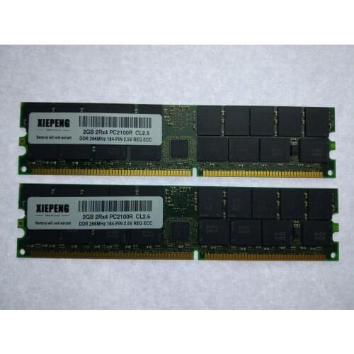 For HP Workstation zx6000 RX2600 RX2620 RP3440 RAM 2GB DDR 400MHz PC2100 ECC REG 4GB PC2700R 333 PC3200 Registered Server Memory