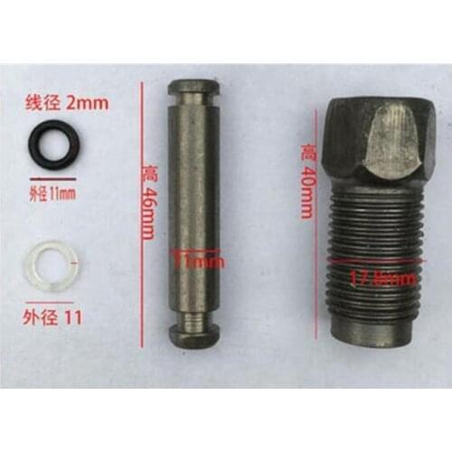 1set Horizontal 2 Ton Jack Accessories Oil Pump Small Cylinder Pump Plunger Small Piston Oil Seal