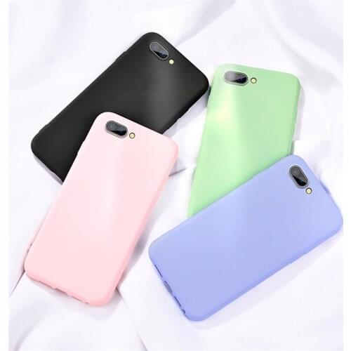 HATOLY Skin-friendly Case For OPPO Reno A Liquid Silicone Cases For OPPO Reno A Slim Soft TPU Microfiber Cover Capas OPPO Reno A