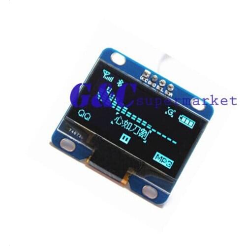 Blue 1.3" I2C IIC 128X64 OLED LCD Display Module M32/AVR diy electronics