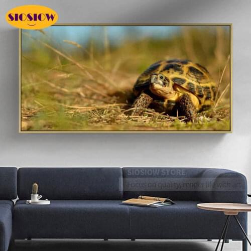 5D DIY Turtle Diamond Painting Picture Tortoise Animal Cross Stitch Kits Full Drill 3D Daimond Mosaic Embroidery Room Decor Home