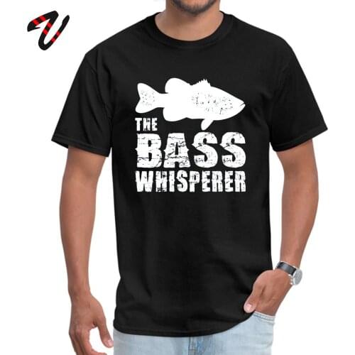 Bass Whisperer Fitness Tight T-Shirt for Boys Pure Cotton Autumn Men T Shirt comfortable Tee-Shirts Religion Israel Funky Tshirt