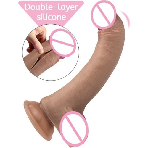 Silicone Dildo Realistic Penis with Suction Cup G Spot Vagina Stimulator Female Masturbation Adult Lesbian Sex Toys Products
