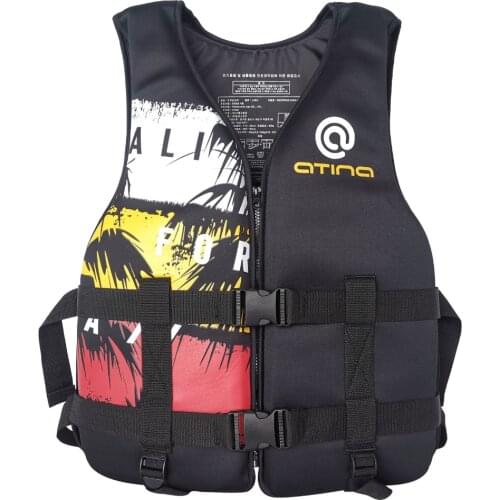 Adult Life Jacket Neoprene Safety Life Vest Water Sports Fishing Water Vest Kayak Boating Swimming Drifting Safety Vest