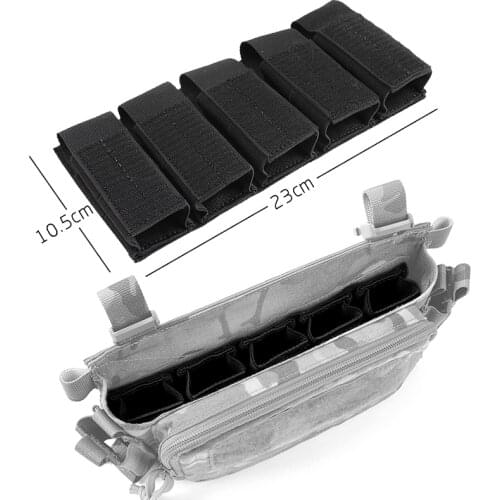 Tactical Vest D3CRM Special SMG Five Separated Liner Supports MP5 MP7 ARP9 5-joint Magazine Bag