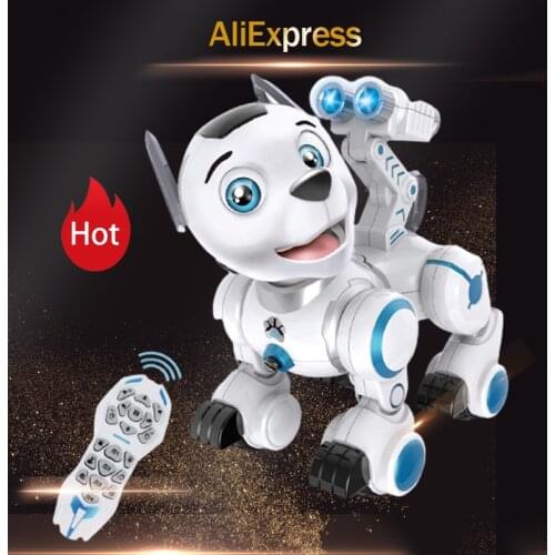 Smart Robot Dog Infrared Remote Control Programmable Touch-sense Music Song Kids Toy Intelligent Robot Dog kids Electronic Pet