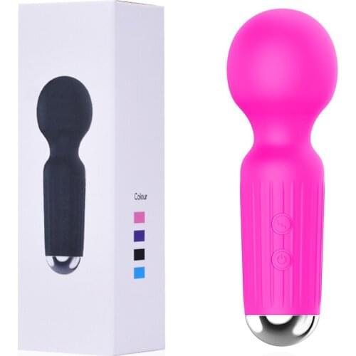 Built AV Vibrator Sex Toys for Woman G Spot Massager Powerful Magic Wand Clitoris Stimulator vibrating Dildo Female Sex Products