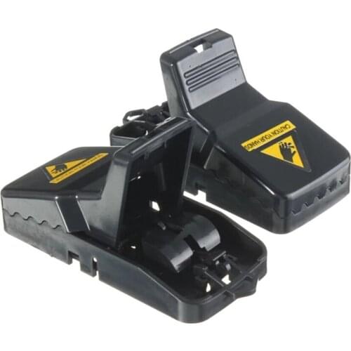 Quality 2x Mouse Trap Mouse Finger Live Trap Rat trap Black