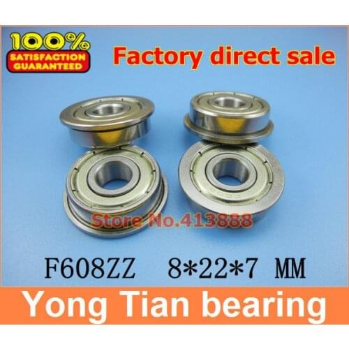 1pcs) Flange ball bearing F608ZZ 8*22*7 mm