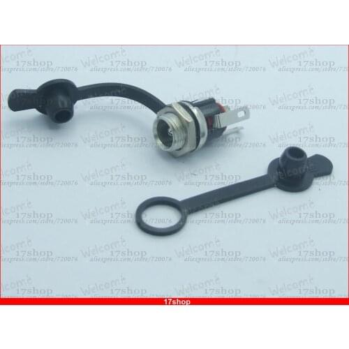 20pcs Waterproof plastic 5.5mm x 2.1mm DC Socket Nut Mount Power Charger DC-025M