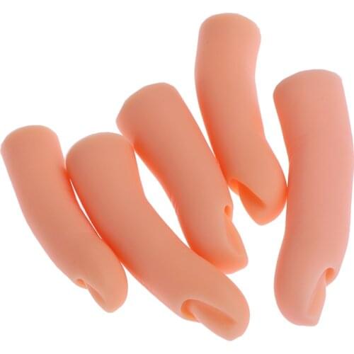 5Pcs/set Easy To Clean Practice Training Finger Model For Acrylic Gel Manicure Salon Tools Nail Art Trainer