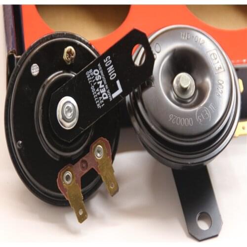 50 set DENSO Car air horn Disc shape waterproof niversal Interface Original Quality 12V for CAR-Toyota-HONDA free shipping