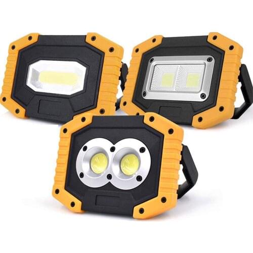 DC 5V LED COB Work Light IP65 Waterproof 3 Modes Square Storeroom Construction Site Garden Night Fishing Camping Emergency Lamp