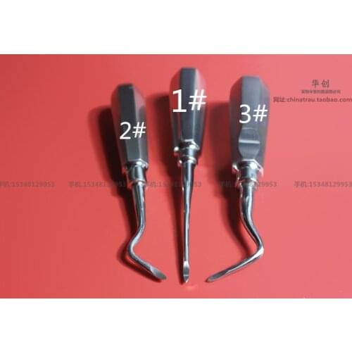 Medical Dental instrument Elevator Extraction tool straight curved teeth pointed roots triangular straight teeth Animal VET