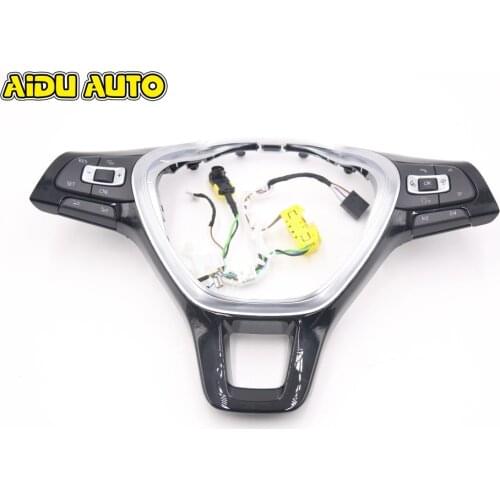 For VW Golf 7 Mk7 Vii Mfl Cruise Control System Stalk Multi Function Steering Wheel Buttons Swith Panel