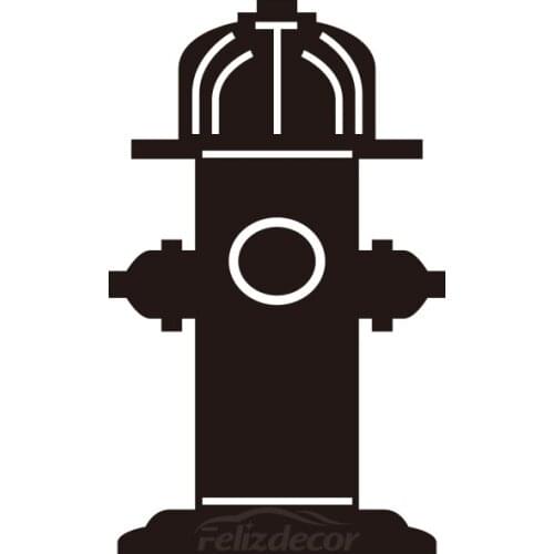 Fire Hydrant Stickers Decal Car Auto Bumper Bike Decor Unique Art Pattern Waterproof ZP0317