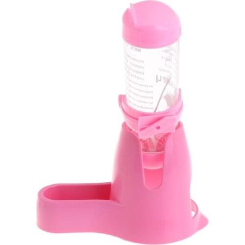 3 in 1 Hamster Rest Dispenser Base Hut Food Water Bottle Holder Small Pet Nest HX6D