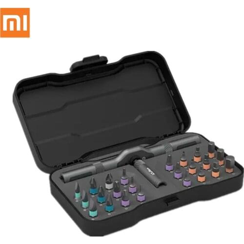 Xiaomi DUKA Screwdriver 24 in 1 Multi-purpose Ratchet Wrench Screwdriver S2 Magnetic Bits Tools Set DIY Household Repair Tool