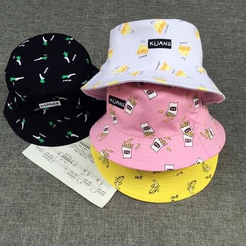 Brand Bucket cap Man Women Unisex cotton Banana Hat Bob Caps Hip Hop outdoor sports Summer ladies Beach Sun Fishing Bucket Hats