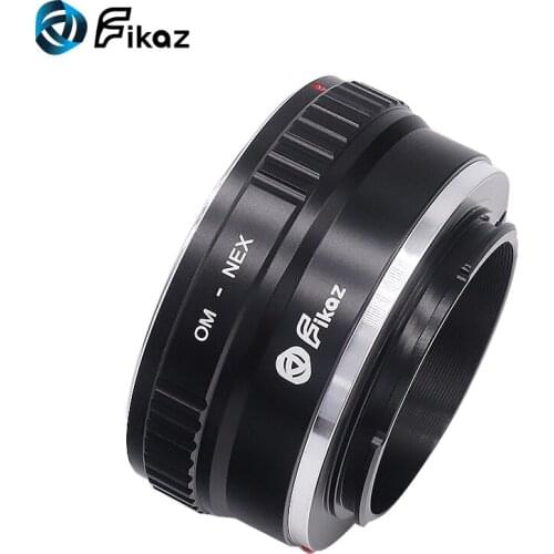 Fikaz OM-NEX Camera Lens Adapter Ring For Olympus OM Lens to Sony NEX E-Mount NEX-3 NEX-3N NEX-5 NEX-5R NEX-6 Camera