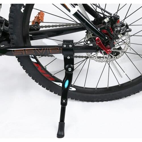 Mountain Bike Foot Stand Road Bicycle Support Cycling Rear Parking Rack Bicycle Aluminium Alloy MTB Bike Side Rack Kickstand