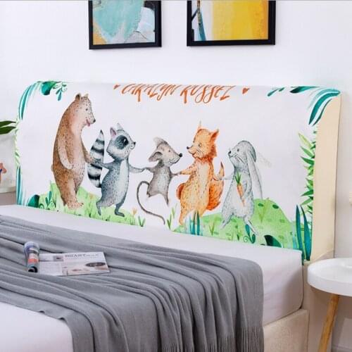 Bedside Cover Cartoon Printed Bed Covers All-inclusive Bed Cover Bedspreads Home Textile Bedroom Decoration