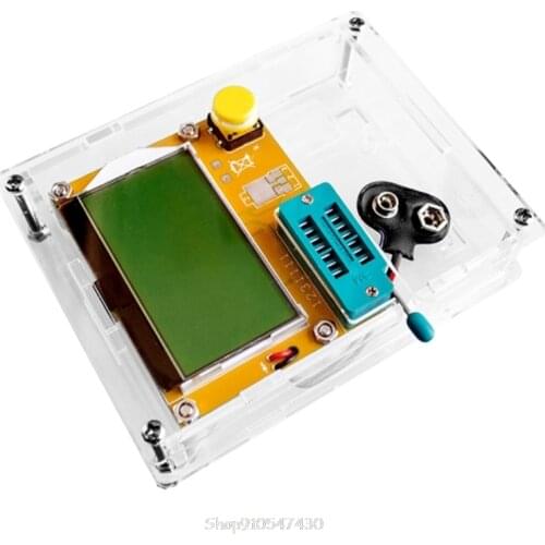 Transparent Acrylic Case Shell Box For LCR-T4 ESR Transistor Tester Capacitance N16 20 Dropship