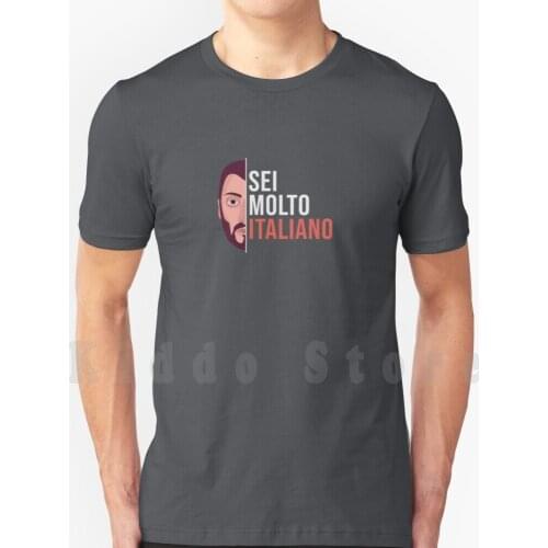 Sei Molto Italiano | Boris T Shirt Men Cotton Cotton S-6xl Boris Serie Tv Gli Occhi Del Cuore Italia La Fuori Serie Italiana