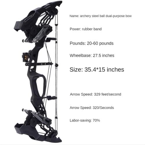 Archery 20-60lbs Compound Bow And Arrow Set Carbow Arrows IBO329FPS 70% Labor Saving Ratio Shooting Hunting Accessories