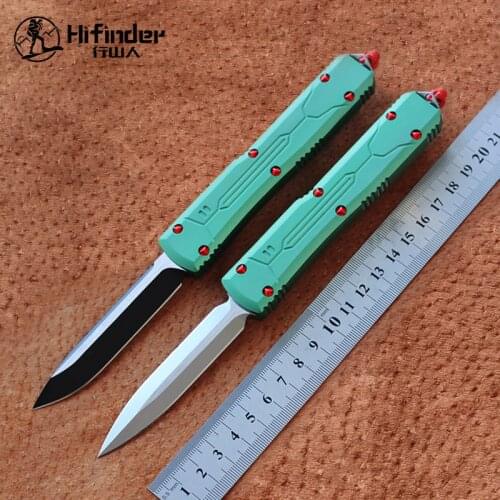 HIFINDER D2 blade 6061-T6 aluminum handle camping survival outdoor EDC hunt Tactical tool dinner kitchen knife