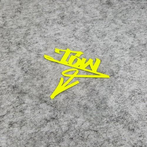 Car Styling Vinyl Decals Tow Hook Trailer Warning Reminder TOW Arrow Auto Stickers