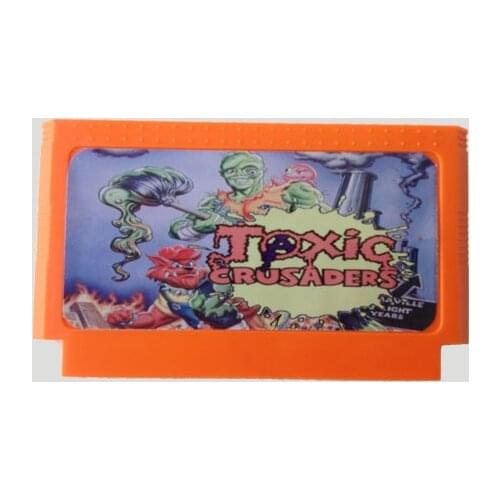 Top Quality Game Cartridge 60 Pins 8 Bit Game Card - Toxic Crusaders